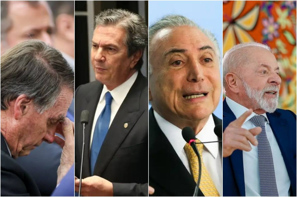Relembre os motivos que levaram Lula, Temer, Collor e Bolsonaro à prisão. (Crédito: Reprodução)