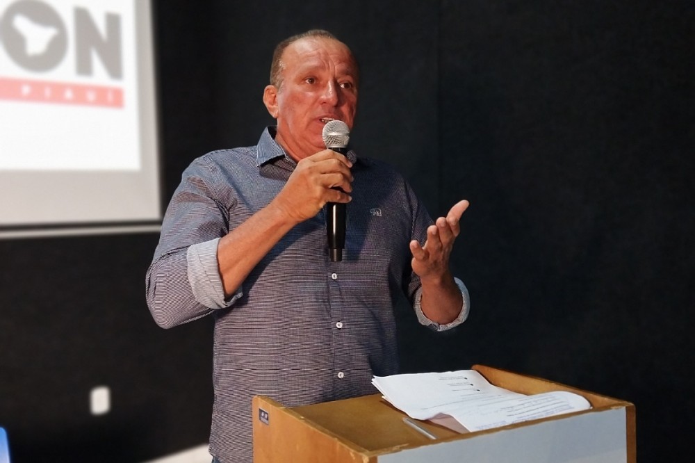 Indelson Melão, presidente da CDL Valença. (Crédito: José Maurício/Sambito News)