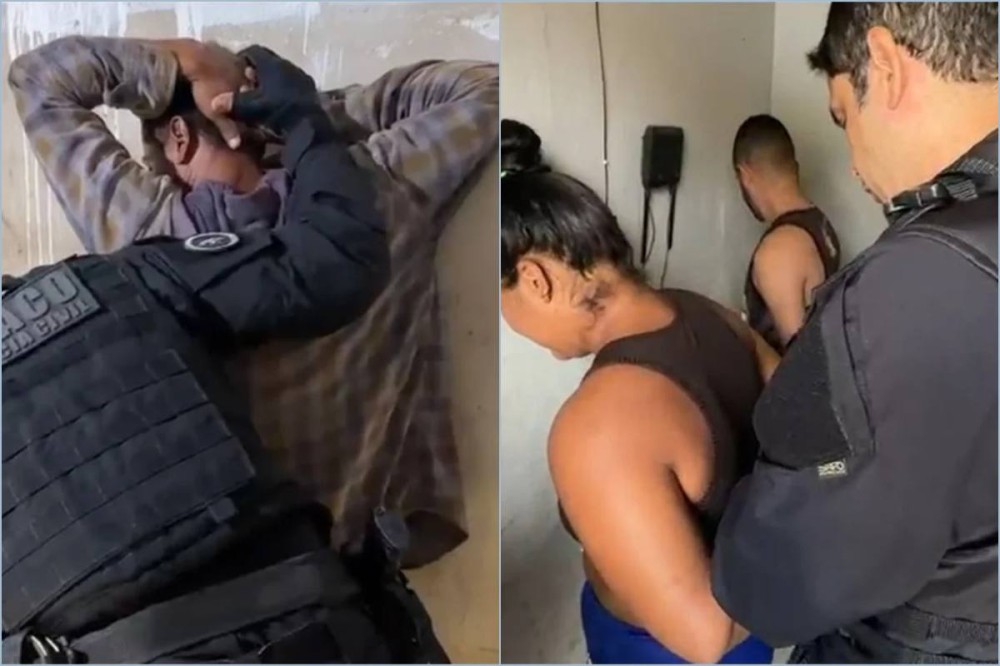 Presos em operação contra o tráfico de drogas. (Foto: montagem / SSP-PI)