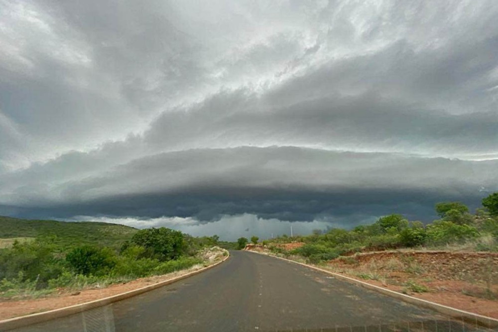 Chuva no interior do Piauí. (Foto: Reprodução)