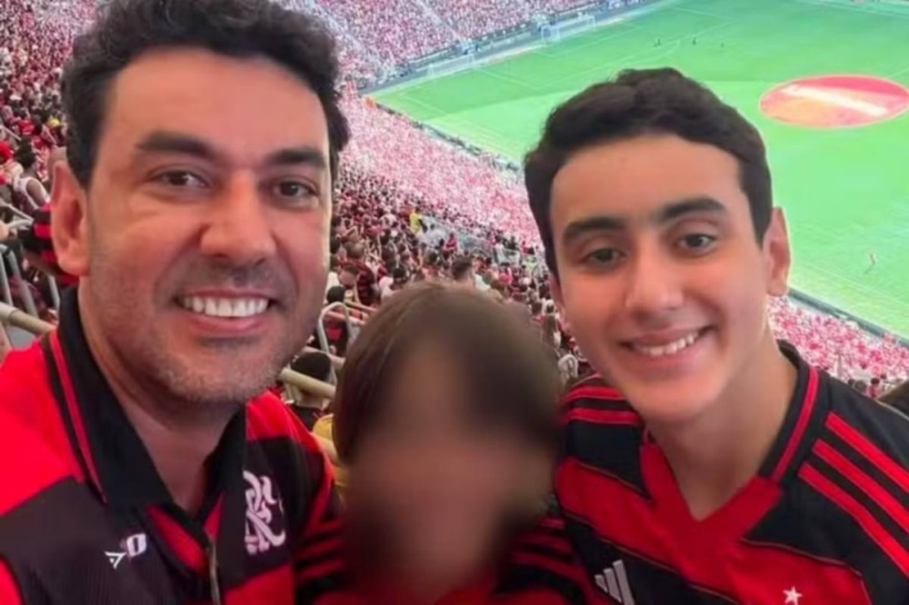 Secretário de Governo da Prefeitura de Itumbiara Thales Machado e o dois filhos — Foto: Reprodução/Instagram de Thales Machado