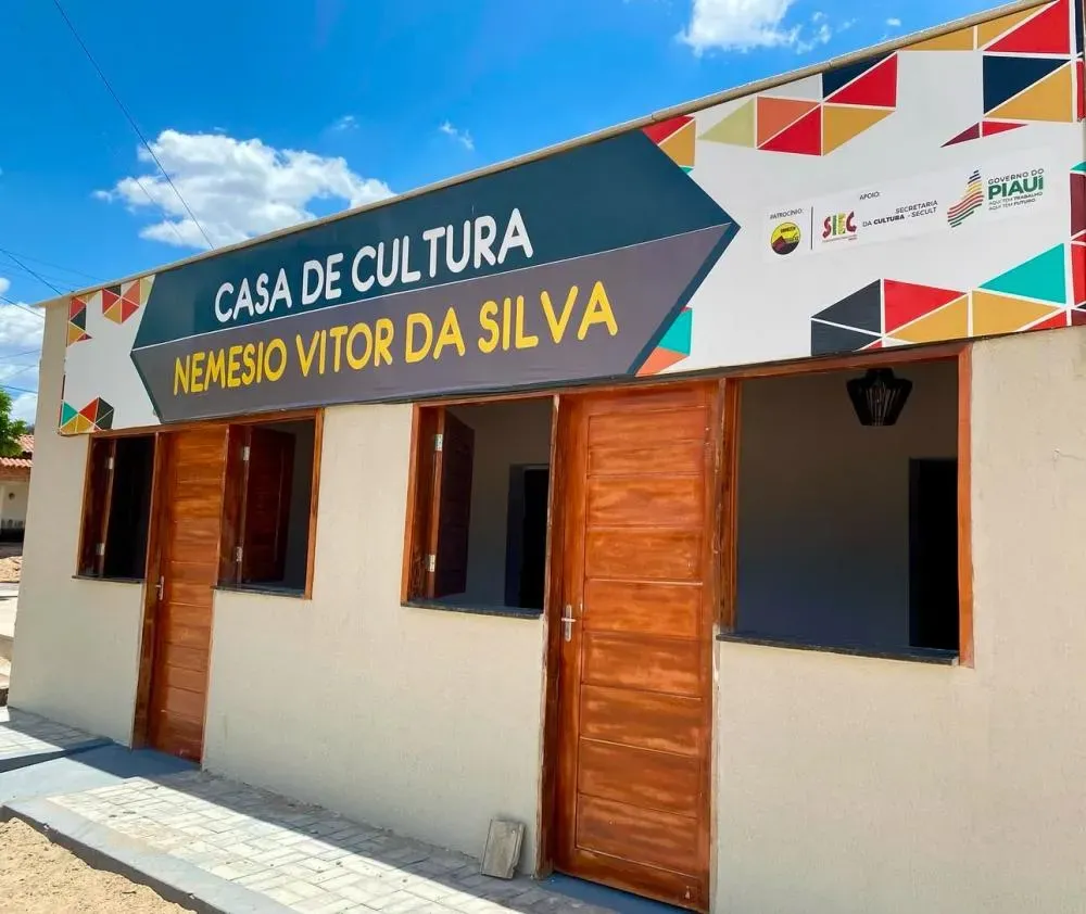 Casa de Cultura Nemesio Vitor, localizada no município de Pimenteiras — Crédito CCom