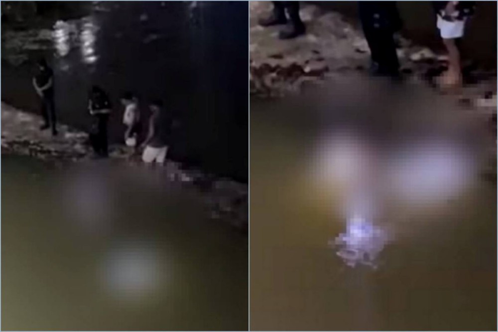 Corpo de homem encontrado boiando no Rio Piracuruca | Foto: Reprodução