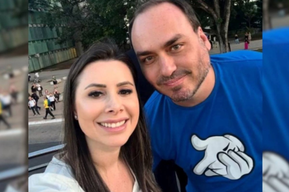 Carol de Toni e Carlos Bolsonaro | Foto: Reprodução Redes Sociais