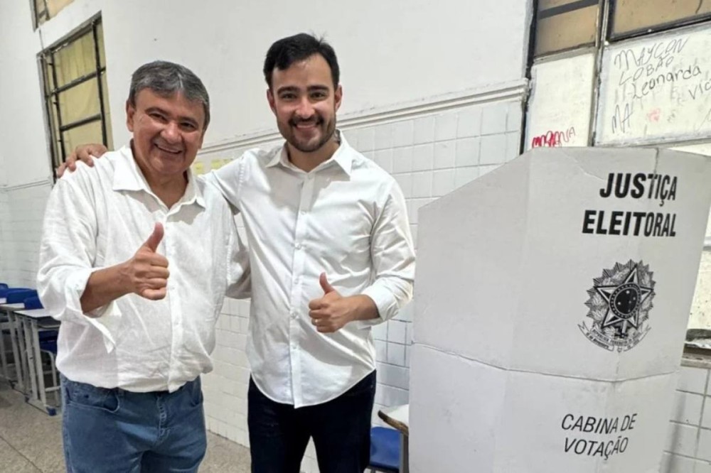 Wellington Dias e o médico Vinícius Dias. (Foto: Arquivo)