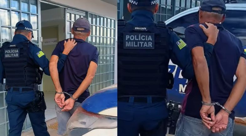 Suspeito preso. | Foto: GPM de Campinas