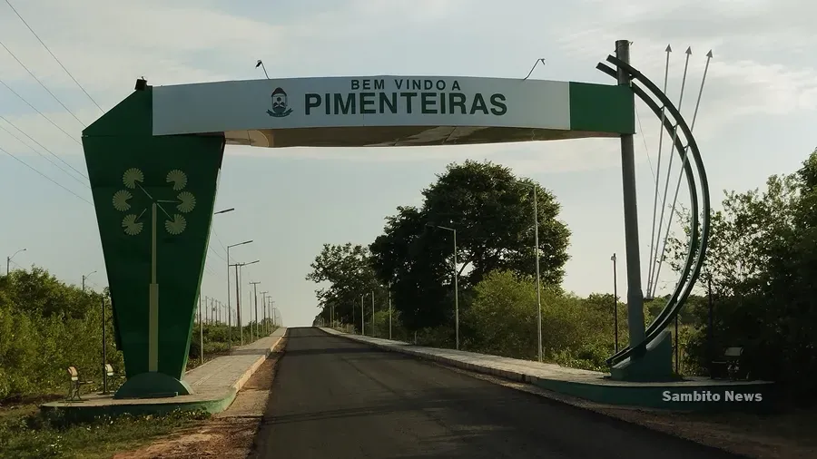 Entrada de Pimenteiras, PI - Crédito: Sambito News