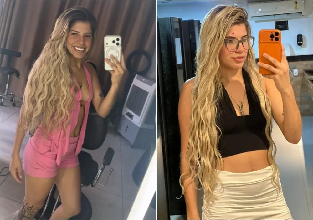 Rafaella Cabral foi morta a tiros dentro de um clube na região do bairro Satélite. (Foto: montagem / redes sociais)