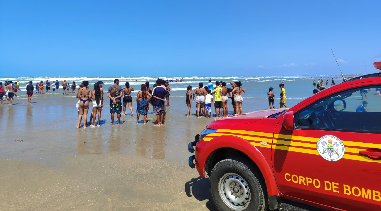 Praia de Atalaia. | Foto: Divulgação/Corpo de Bombeiros