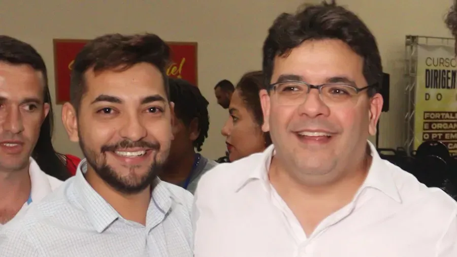 Gean Lucas e o governador Rafael Fonteles. (Crédito: arquivo pessoal)