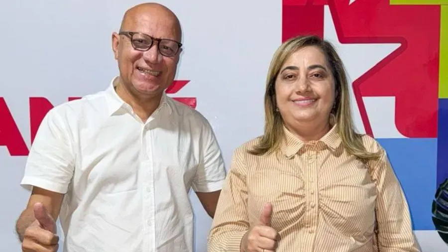 A vereadora Francineide Pimentel e o deputado Franzé Silva. (Crédito: divulgação)