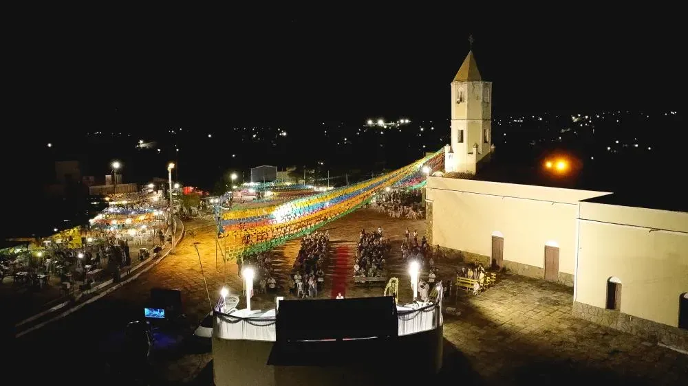 Igreja Matriz de São João Batista — Crédito: Prefeitura de Pimenteiras