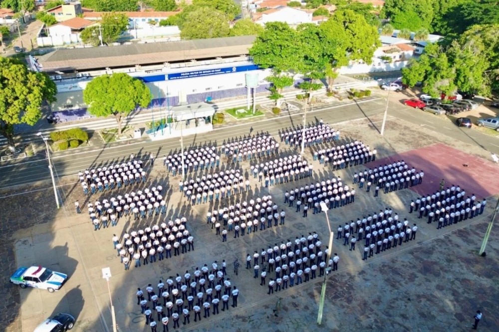 Polícia Militar realiza formatura de 650 novos policiais. (Foto: Polícia Militar)