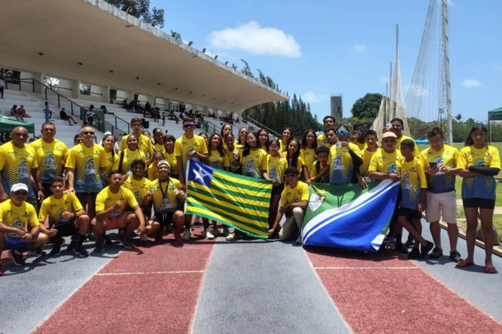 Delegação piauiense. (Foto: Secretaria de Esportes do Piauí)